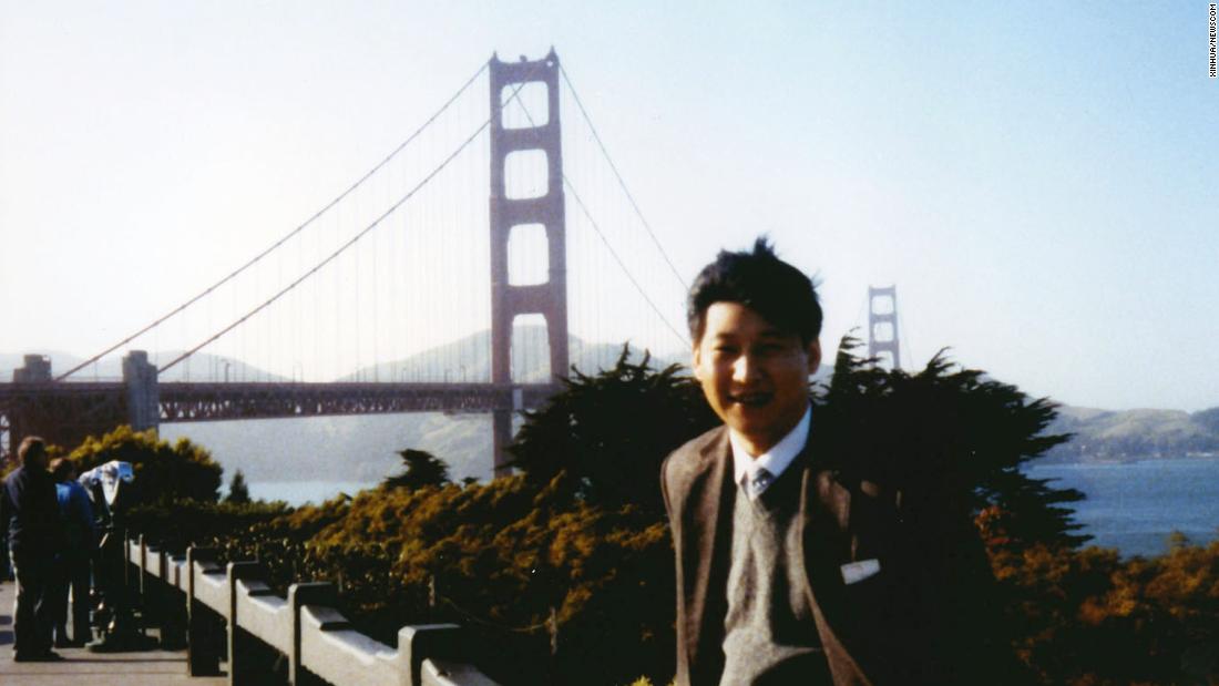 Xi visits San Francisco in 1985.