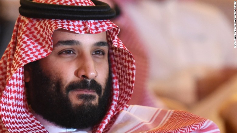 Saudi Crown Prince Mohammed bin Salman attends the Future Investment Initiative (FII) conference in Riyadh, on October 24, 2017.
The Crown Prince pledged a "moderate, open" Saudi Arabia, breaking with ultra-conservative clerics in favour of an image catering to foreign investors and Saudi youth.  "We are returning to what we were before -- a country of moderate Islam that is open to all religions and to the world," he said at the economic forum in Riyadh.
 / AFP PHOTO / FAYEZ NURELDINE        (Photo credit should read FAYEZ NURELDINE/AFP/Getty Images)