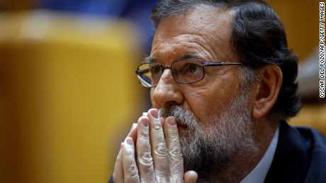 Spain&#39;s Prime Minister Mariano Rajoy has vowed to crush the Catalan independence bid.