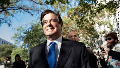 Paul Manafort walks outside the William B. Bryant US Courthouse Annex on October 30, 2017 in Washington,DC.
President Donald Trump&#39;s former campaign chairman Paul Manafort pleaded not guilty Monday to charges of conspiracy and money laundering after the Justice Department unveiled the first indictments in the probe into Russian election interference. Manafort, 68, and business partner Rick Gates, 45, both entered not guilty pleas in a Washington court after being read charges that they hid millions of dollars they earned working for former Ukrainian politician Viktor Yanukovych and his pro-Moscow political party.
 / AFP PHOTO / Brendan Smialowski        (Photo credit should read BRENDAN SMIALOWSKI/AFP/Getty Images)