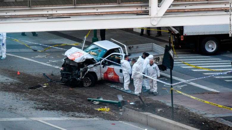 The suspect behind the NYC bike path attack