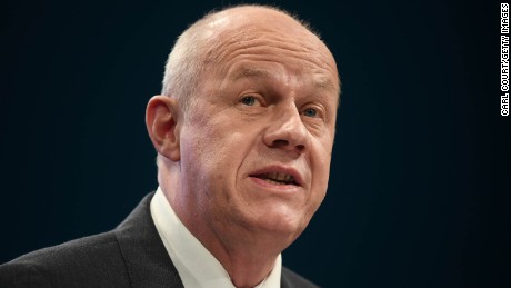 First Secretary of State Damian Green photographed at the annual Conservative Party conference on October 1 in Manchester, England.