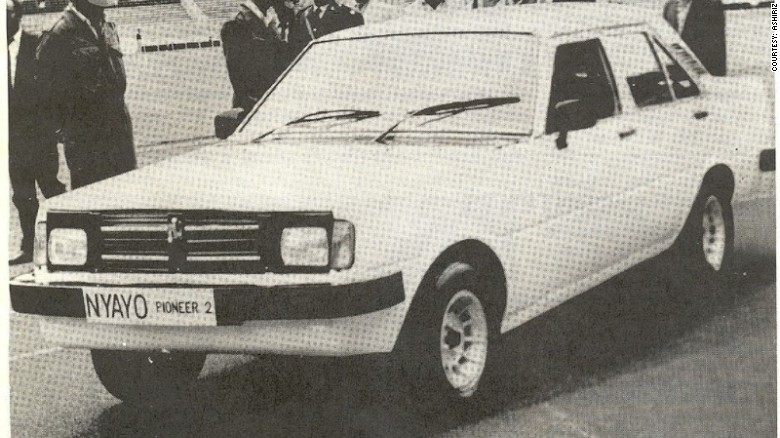 Nyayo Car, built as part of a Kenyan government project beginning in 1986. 