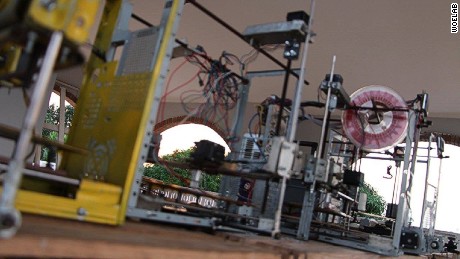 The 3D printer was the first one in Africa made from e-waste. Now incubation hubs across the continent are looking to this new technology.