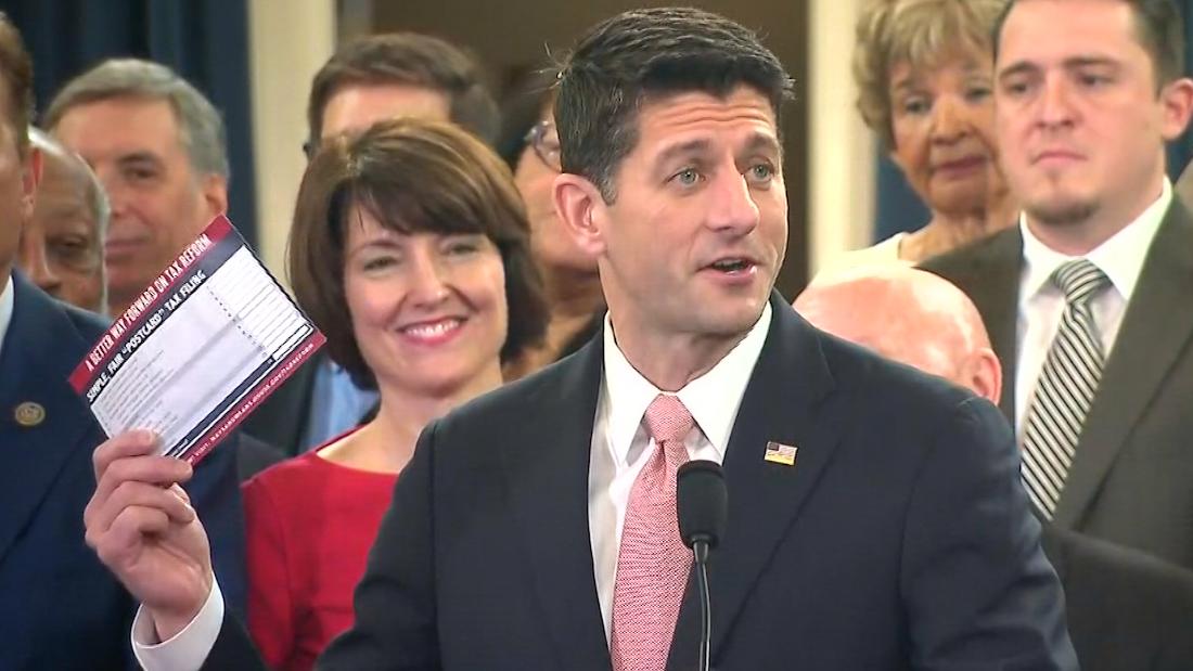 Paul Ryan unveils GOP tax plan CNN Video