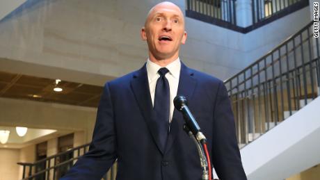 WASHINGTON, DC - NOVEMBER 02:  Carter Page, former foreign policy adviser for the Trump campaign, speaks to the media after testifying before the House Intelligence Committee on November 2, 2017 in Washington, DC. The committee conducting an investigation into Russia&#39;s tampering in the 2016 election.  (Photo by Mark Wilson/Getty Images)