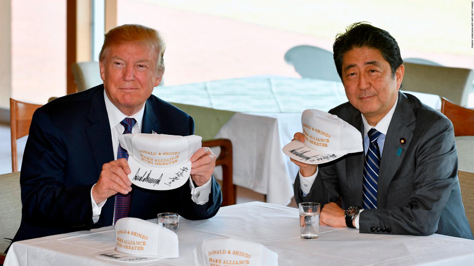 Cale1 Trump Arrives In Japan First In Five Country Asian