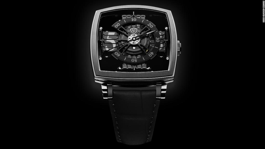 Vantablack has been used in various aesthetic applications including this luxury watch by Manufacture Contemporaine du Temps (MCT) in Switzerland.