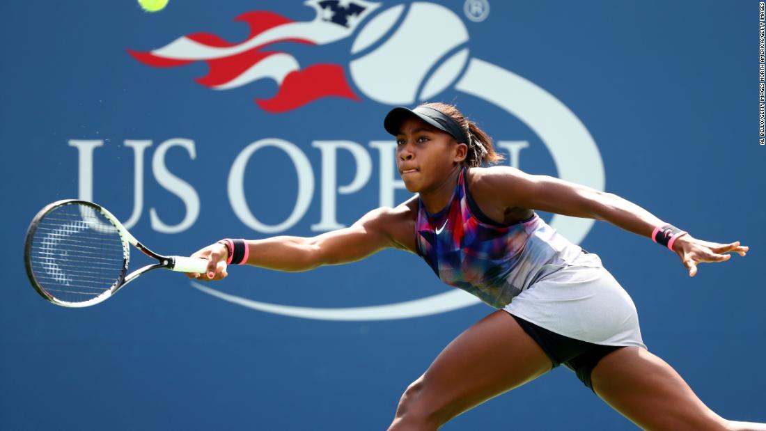 Last year Gauff became the youngest player ever to reach a US Open junior final when she finished runner-up.