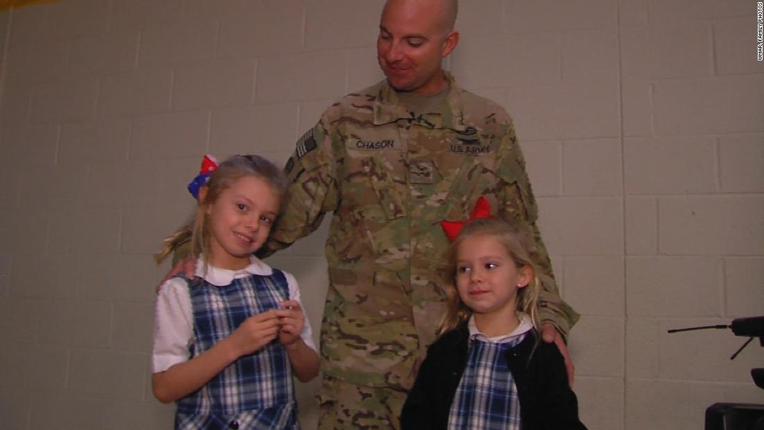 Soldier Surprises His Two Daughters At School Cnn Video 0159