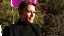 melania trump first lady great wall china bennett sot_00011024