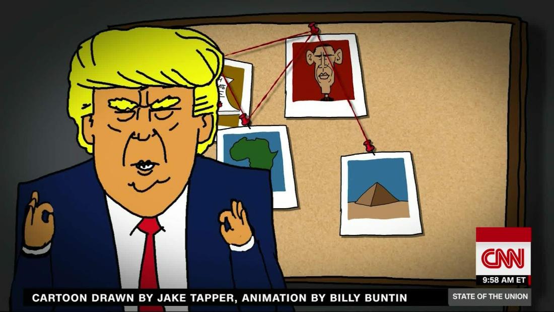 State Of The Cartoonion: Trump's Conspiracies - Cnn Video