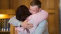 Face transplant recipient meets donor&#39;s family