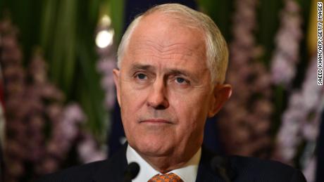 Australian Prime Minister Malcolm Turnbull speaks during a press conference in Sydney on November 5, 2017.