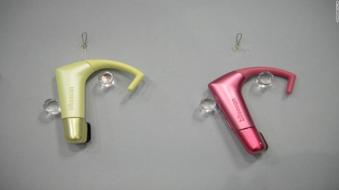The small product looks like a Bluetooth earpiece, and is worn in the same manner.