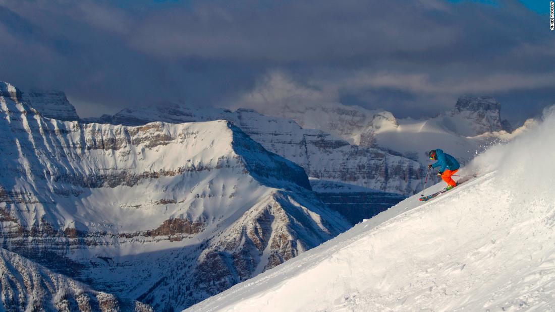 Lake Louise is split into three areas -- Front Side, with the bulk of the skiing on the slopes of Whitehorn Mountain, the smaller Larch area, and Back Bowls, mainly steep backcountry terrain favored by advanced and expert skiers.