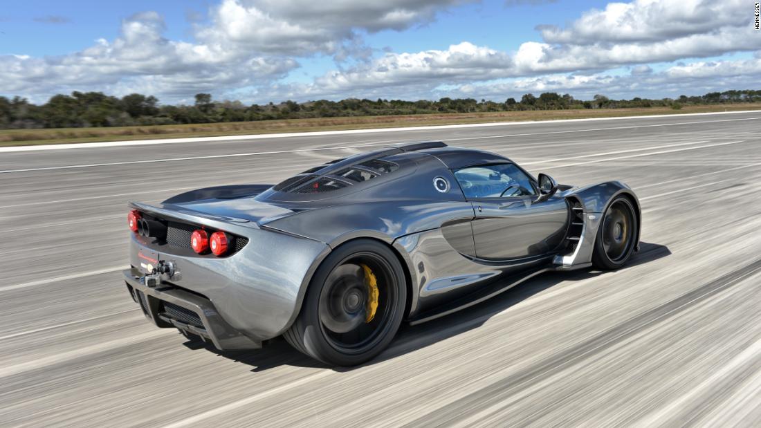 For a while the Venom GT was unofficially the fastest car in the world, hitting 270.5mph on a single run in 2014 at the Kennedy Space Center. Adapting the chassis of a Lotus Exige, the GT will go from 0-60mph in 2.7 seconds -- and 0-200mph in 14.5.&lt;br /&gt;