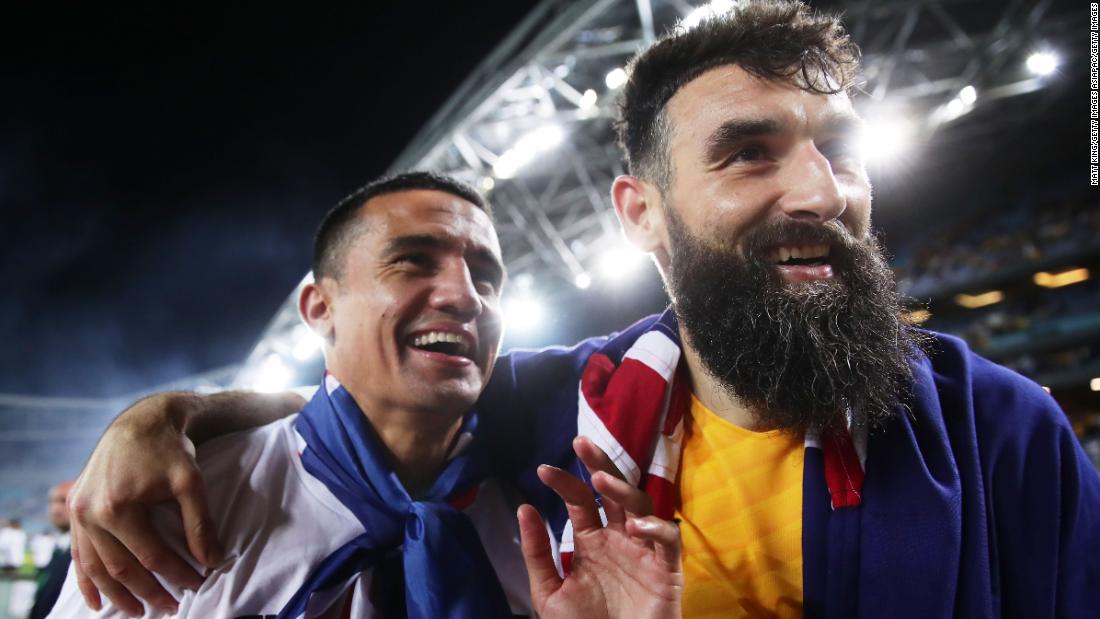 After 29 months, 22 matches and hundreds of thousands of miles of traveling, the Socceroos celebrated qualifying for a fourth consecutive World Cup. 
