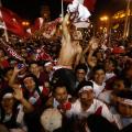 Peru fans celebrate