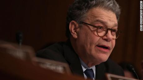 WASHINGTON, DC - JANUARY 18:  U.S. Sen. Al Franken (D-MN) speaks during a confirmation hearing of Health and Human Services Secretary Nominee Rep. Tom Price (R-GA) January 17, 2017 on Capitol Hill in Washington, DC. Price, a leading critic of the Affordable Care Act, is expected to face questions about his healthcare stock purchases before introducing legislation that would benefit the companies.  (Photo by Alex Wong/Getty Images)