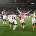 Senegal&#39;s players celebrate fifa 2018 world cup