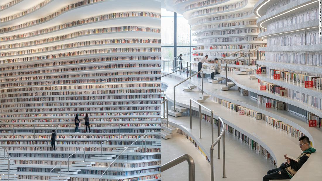 Image result for Tianjin Binhai" library