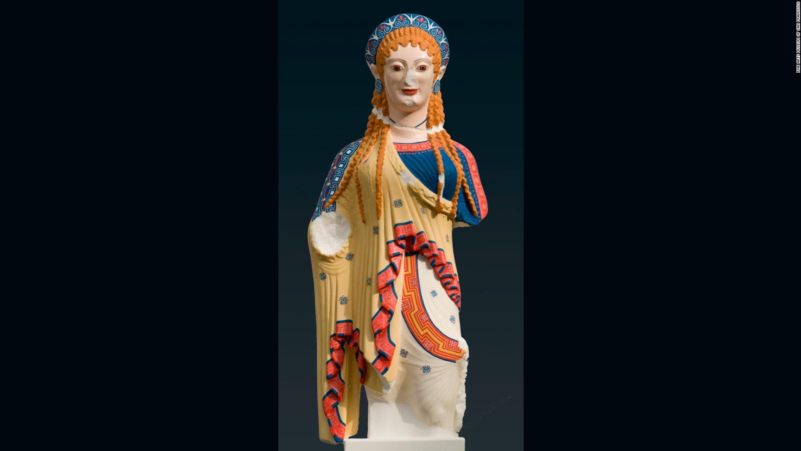 The True Colors Of Ancient Statues Cnn Style