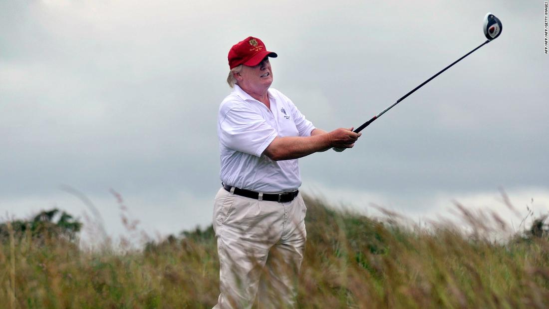 trump i wount have time to golf