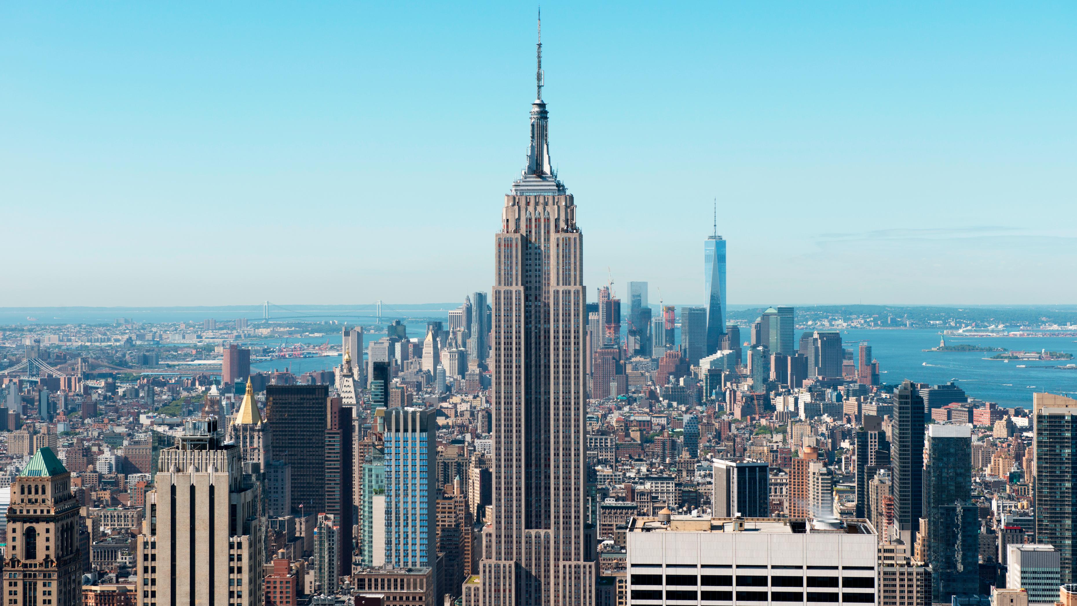 Архитектура Эмпайр Стейт Билдинг Empire State Building США Нью-Йорк загрузить