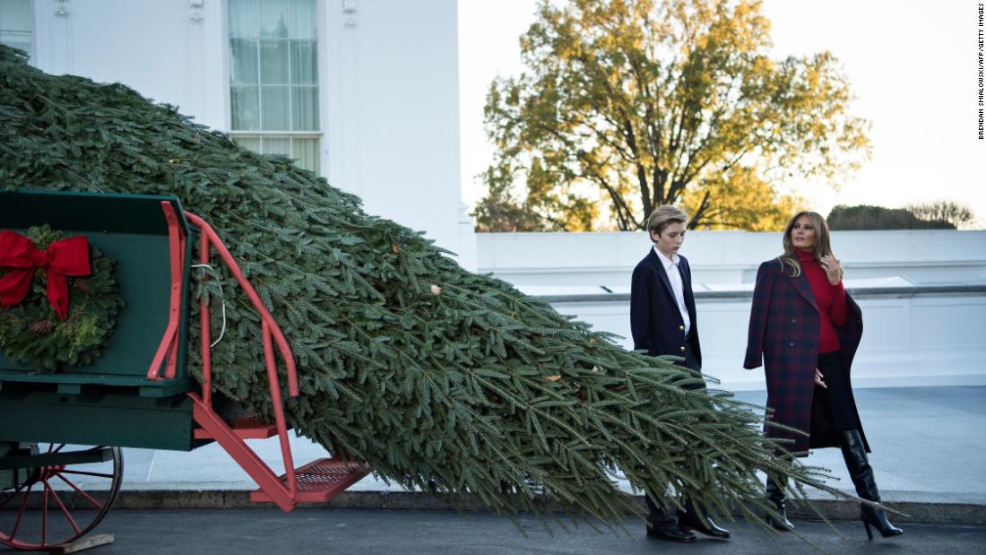 Melania Trump unveils White House holiday decor CNNPolitics