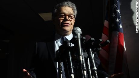 Al Franken on Capitol Hill says &#39;There are no magic words that I can say to regain your trust&#39;