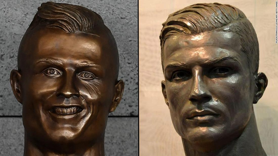 Cristiano Ronaldo finally gets realistic statue - CNN