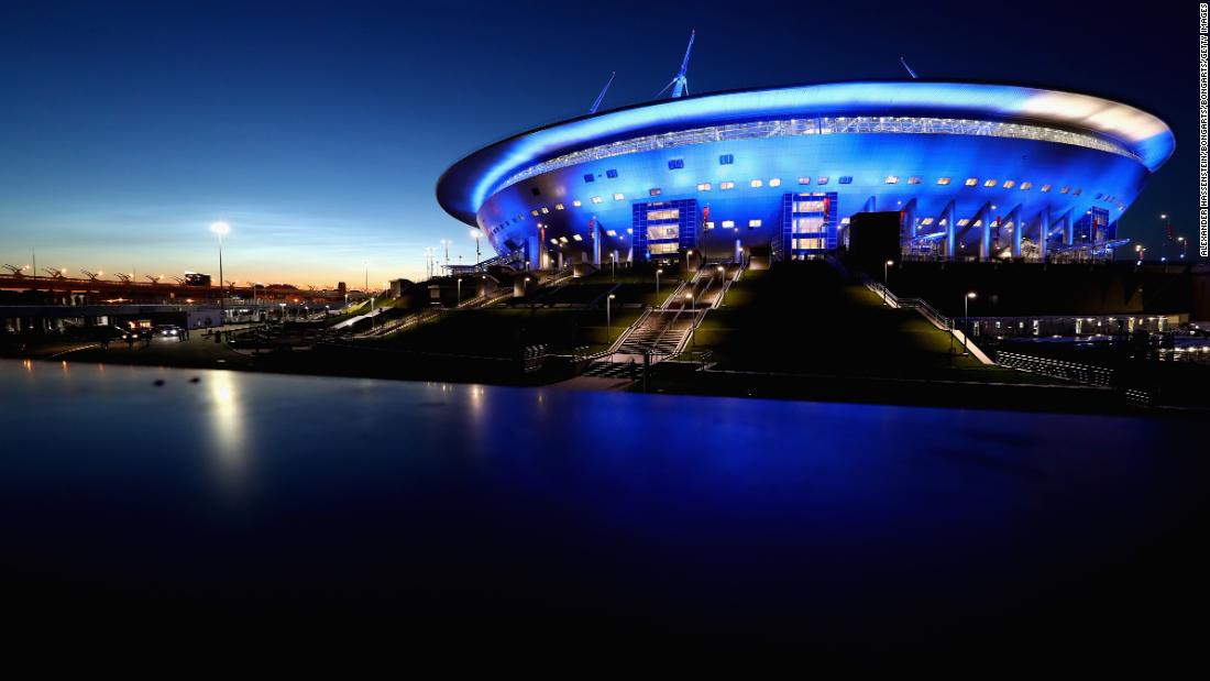 Designed by late Japanese architect Kisho Kurosawa to look like a spaceship, the brand new St. Petersburg Stadium was built on Krestovsky Island where the 110,000-capacity Kirov Stadium used to stand.