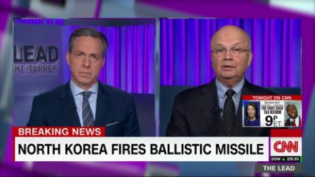 lead general michael hayden live 2 north korea missile launch jake tapper_00010619.jpg