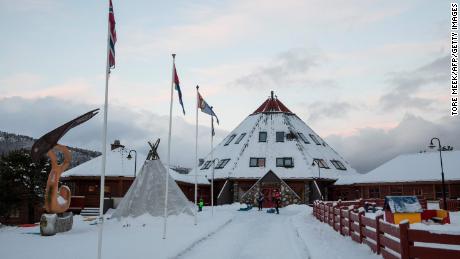 A Sami activity center in the village of Drag in the Norwegian Tysfjord municipality, where police have uncovered 151 cases of sexual assault. 