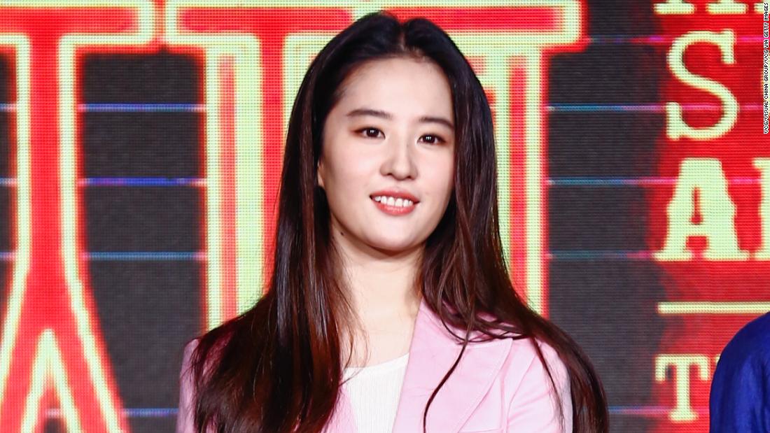 Actress Liu Yifei on October 15, 2017 in Beijing, China. 