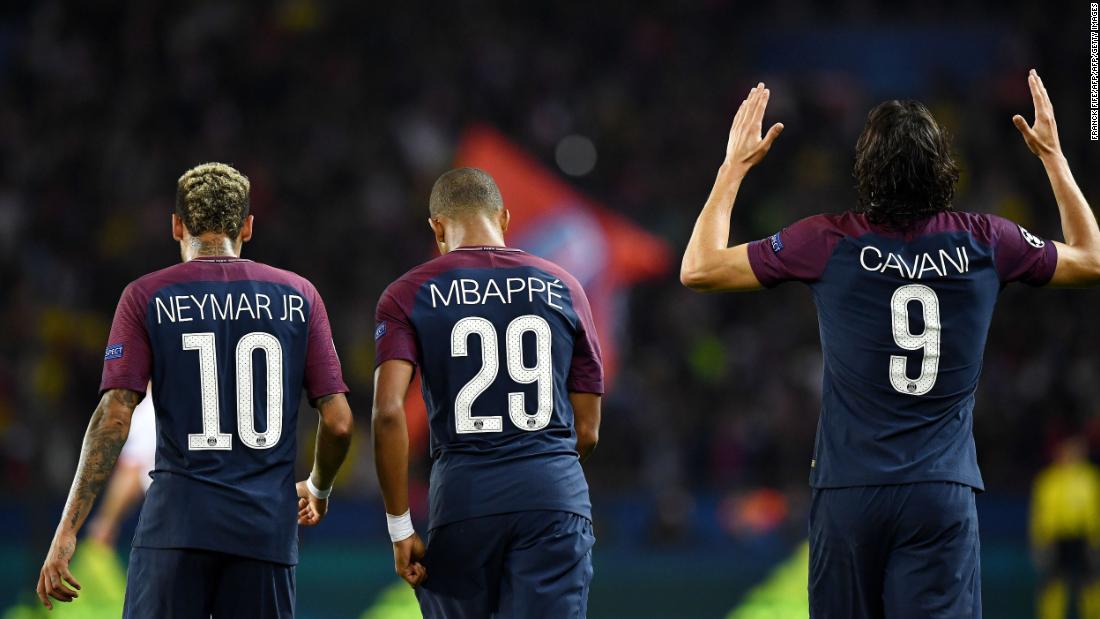 PSG have blitzed everyone in their path on the way to scoring an all-time record 25 goals in the Champions League group stages. Edinson Cavani, Kylian Mbappe and world record signing Neymar have been at their scintillating best, with the standout performance coming as they hammered Bayern Munich 4-0 in Paris. The reverse fixture in Germany, however, brought the star-studded team back down to earth somewhat as Unai Emery&#39;s side were comfortably beaten 3-1.