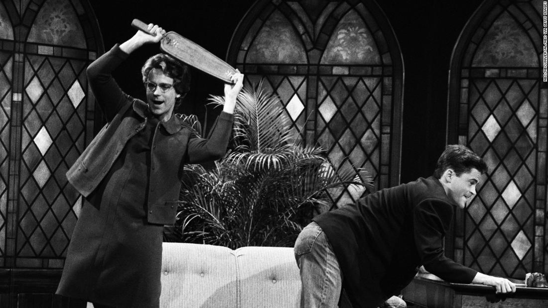 Catholic schools were known for their knuckle-rapping nuns, administering corporal punishment to any and all educational slackers. In this 1990 skit from NBC&#39;s &quot;Saturday Night Live,&quot; Dana Carvey&#39;s Church Lady takes way too much pleasure in punishing &quot;schoolboy&quot; Rob Lowe. Today, most teachers in Catholic schools are not nuns or priests, and most have put the paddle away.