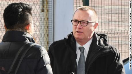 UN Undersecretary- General for Political Affairs Jeffrey Feltman arrives at Beijing&#39;s international airport on Tuesday, on his way to North Korea.