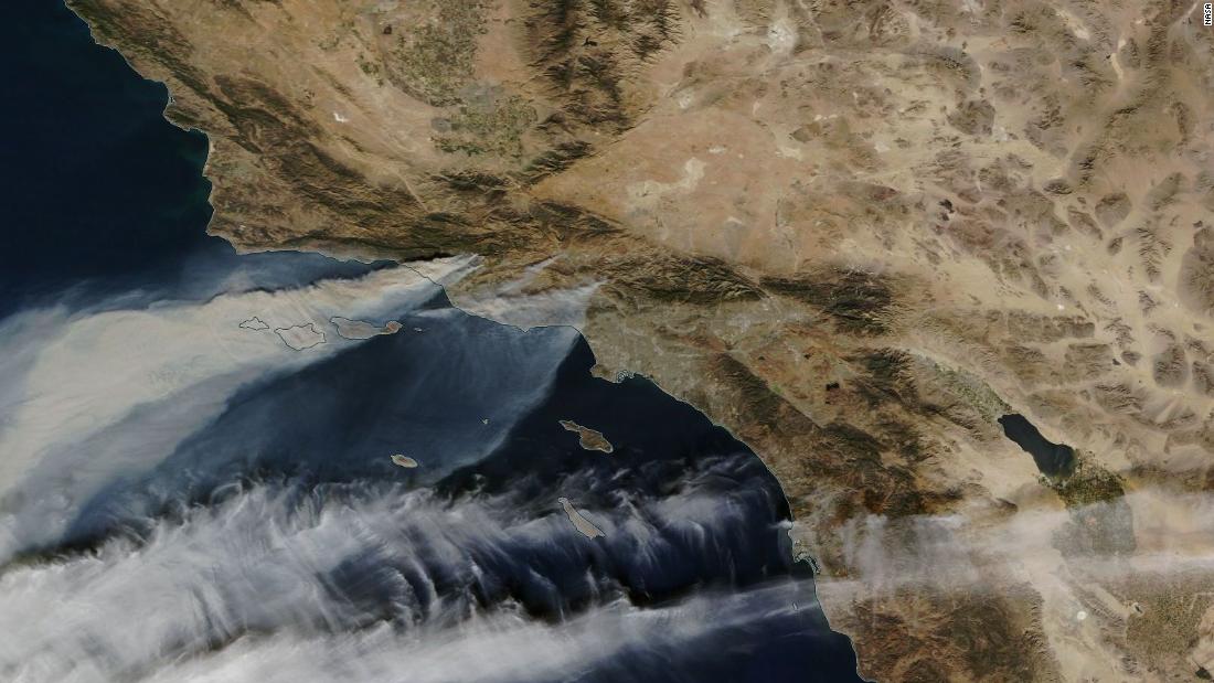 This Is What California's Wildfires Look Like From Space - CNN