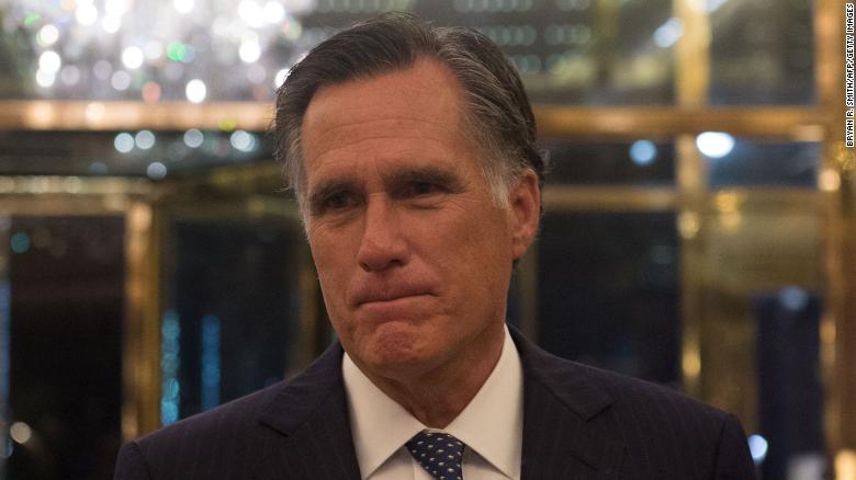 Mitt Romney speaks to the media after meeting with US President-elect Donald Trump at Trump International Hotel and Tower, Tuesday, November 29, 2016 in New York.

