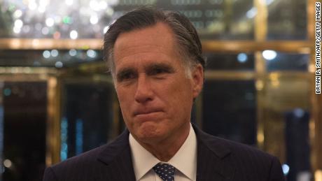 Mitt Romney speaks to the media after meeting with US President-elect Donald Trump at Trump International Hotel and Tower, Tuesday, November 29, 2016 in New York.
