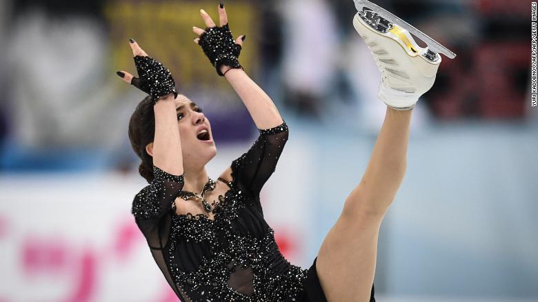 Evgenia Medvedeva is one of several Russian athletes who indicated they may boycott the Games rather than compete as neutrals. 