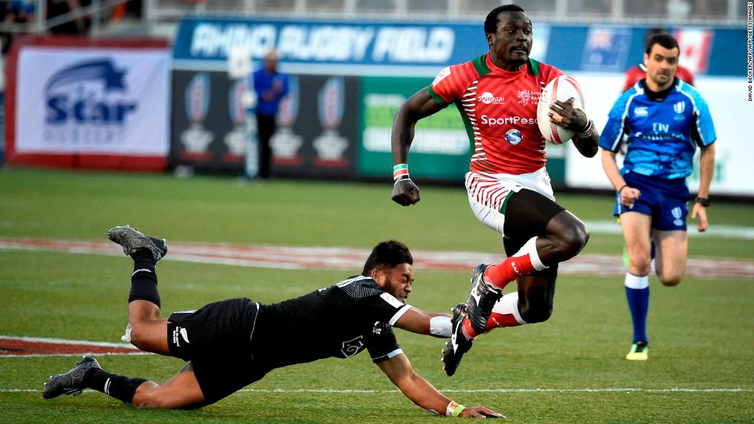 The sport&#39;s former &lt;a href=&quot;http://edition.cnn.com/2016/04/15/sport/collins-injera-kenya-rugby-sevens-olympics/index.html&quot;&gt;all-time record try scorer&lt;/a&gt; celebrated scoring his 200th try by signing a nearby camera -- ruining a lens worth a reported £60,000 ($85,000) in the process. An injury sustained during the latest Dubai Sevens means Injera will miss the action in Cape Town. 