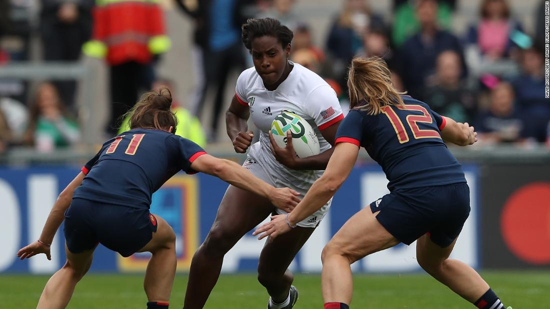 An All-American track runner in&lt;a href=&quot;https://www.usarugby.org/player/naya-tapper/&quot; target=&quot;_blank&quot;&gt; high school&lt;/a&gt;, Tapper only picked up a rugby ball in her second year of college. She&#39;s quickly made up for lost time, and scored&lt;a href=&quot;https://www.youtube.com/watch?v=8vveNlWB4Gg&quot; target=&quot;_blank&quot;&gt; a wonder try&lt;/a&gt; in the inaugural leg of the 2017/18 World Series in Dubai.  