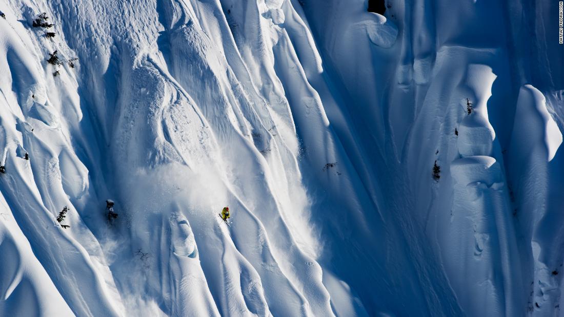 &lt;strong&gt;Spine tingling:&lt;/strong&gt; &quot;Cody Townsend is one of the best big-mountain skiers in the world. This was at Terrace in northern British Columbia, a really remote spot near the Alaskan border, one of the most amazing places I&#39;ve been to with those spine walls and no one around. It was during a film shoot with Matchstick Productions. This was the most productive day -- in two weeks we only skied four days because it was so stormy.  The skiers would look at the lines from the helicopter as they flew up and then take a picture of it and memorize it before their run.&quot; -- &lt;em&gt;Mattias Fredriksson.&lt;/em&gt;