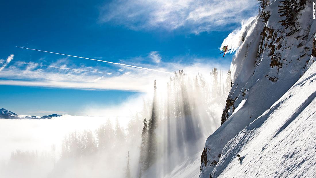 &lt;strong&gt;Ethereal light: &lt;/strong&gt;&quot;This is the late Jamie Pierre in Jackson Hole. Jamie held the unofficial world record for the highest cliff jump, but died in a snowboarding accident in 2011. This was probably the smallest cliff he jumped on this day. The fog coming through the trees was in and out and wasn&#39;t there when we set up for the shot. The second he dropped in it appeared and gave the shot a  magical, mystical feeling. A minute or two later it had disappeared. Nature was on our side that day.&quot; -- &lt;em&gt;Oskar Enander.&lt;/em&gt;&lt;br /&gt;