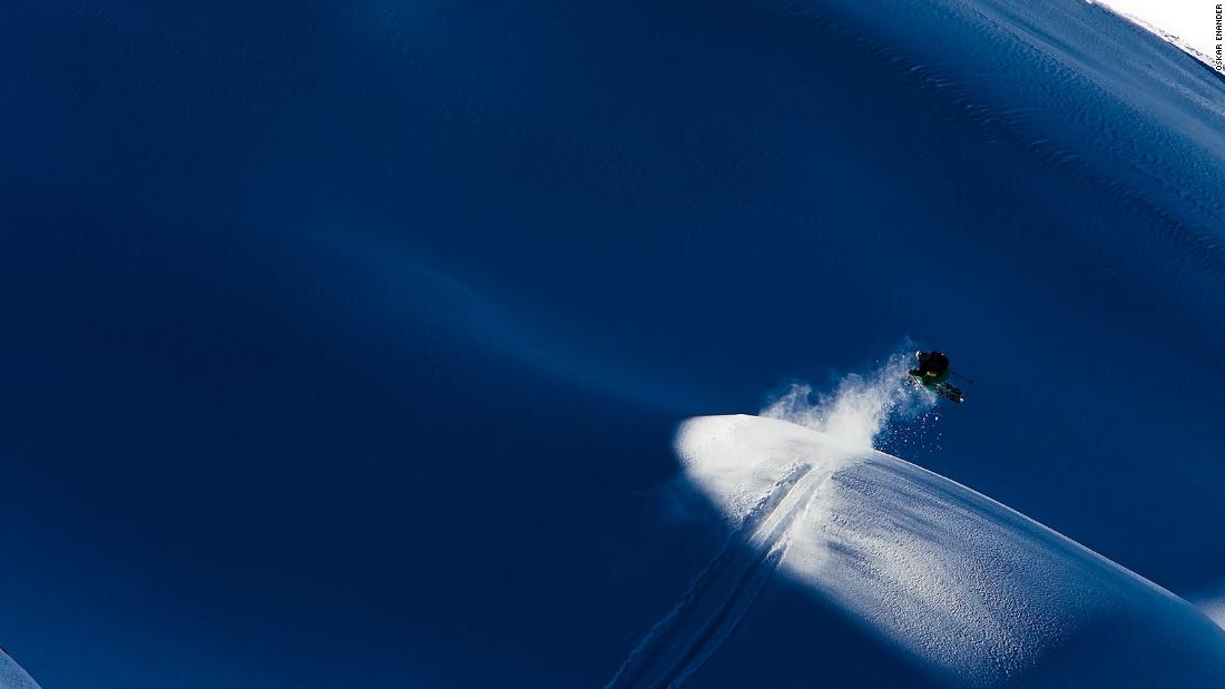 &lt;strong&gt;Out of the shadow: &lt;/strong&gt;&quot;I was out skiing with Patrick Vuagnat in Engelberg and we came on this by chance. He had no idea how much speed he would need and as he hiked up a bit more the shadow crept in. Every 30 seconds the patch of sunlight got smaller. We had one chance but he hit it perfectly. When I packed up the camera the sun had gone. It was one of those times when everything just matches up.&quot; -- &lt;em&gt;Oskar Enander.&lt;/em&gt;&lt;br /&gt;