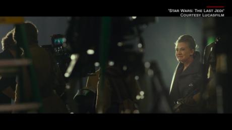 Carrie Fisher and Mark Hamill in &#39;The Last Jedi&#39; - CNN Movie Pass_00010406.jpg