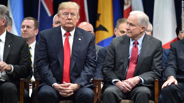 Image result for trump and sessions